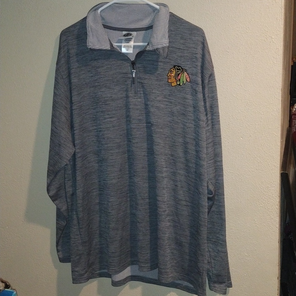 NHL Chicago Blackhawks 1/4 Zip Tech Shirt XL